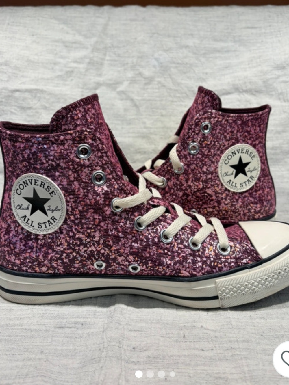 Converse womens High Top Sneakers - Sparkling Pink